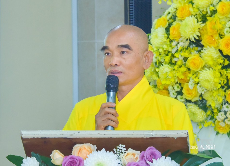 Thượng tọa Thích Tuệ Hải trình hoạt động Phật sự năm 2024 của Ban Kinh tế - Tài chính T.Ư