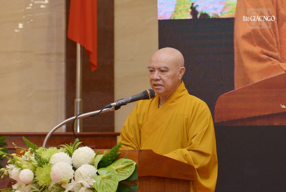 Hòa thượng Thích Nhựt Hỷ phát biểu khai mạc