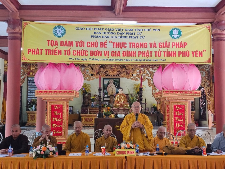 Thượng tọa Thích Quảng Tế phát biểu đúc kết