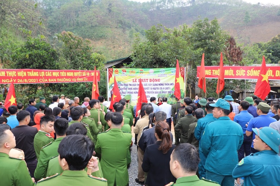 Phát động trồng rừng &quot;Chung sức xây dựng nông thôn mới”