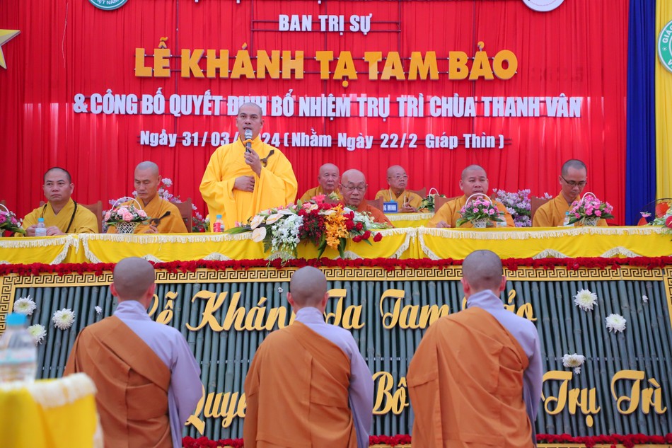 Thượng tọa Thích Bửu Hòa ban đạo từ Thượng tọa Thích Bửu Hòa ban đạo từ