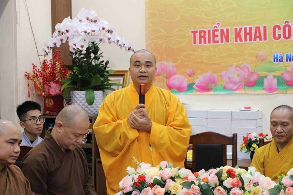 Đại đức Thích Chân Định phát biểu khai mạc Đại đức Thích Chân Định phát biểu khai mạc