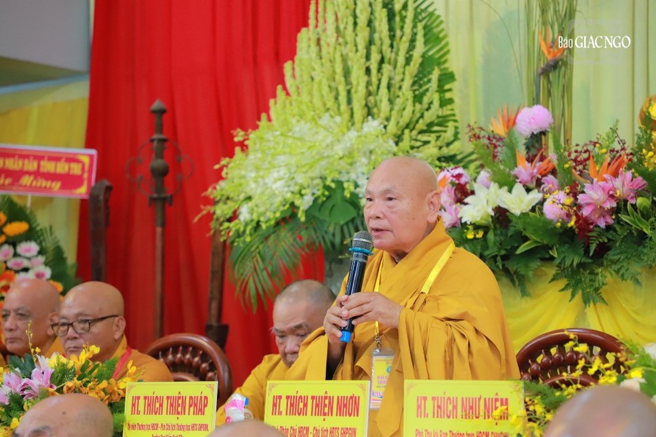 Trưởng lão Hòa thượng Thích Thiện Nhơn ban đạo từ