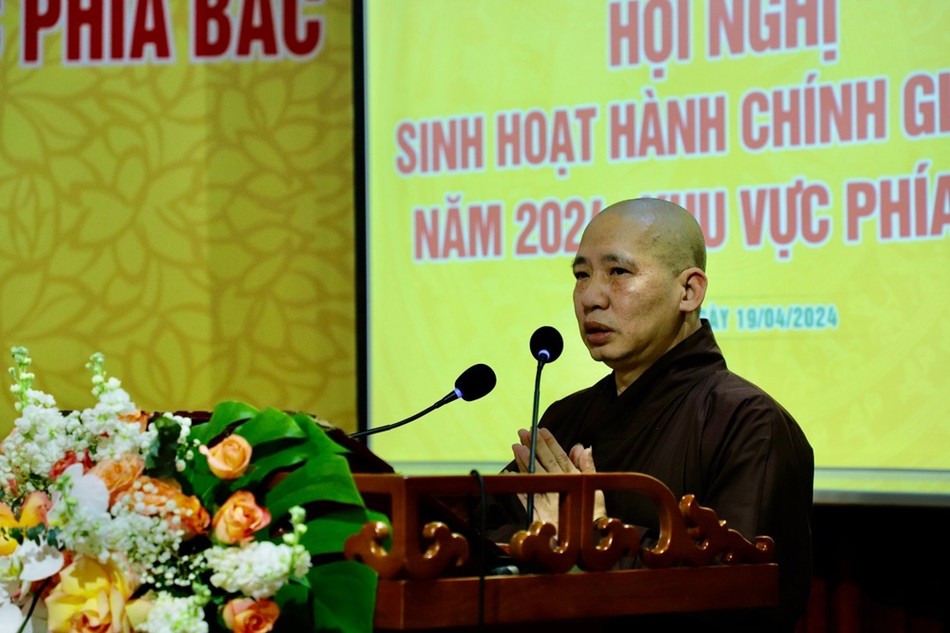 Thượng tọa Thích Thanh Tuấn trình báo cáo hoạt động Phật sự các tháng đầu năm 2024 Thượng tọa Thích Thanh Tuấn trình báo cáo hoạt động Phật sự các tháng đầu năm 2024