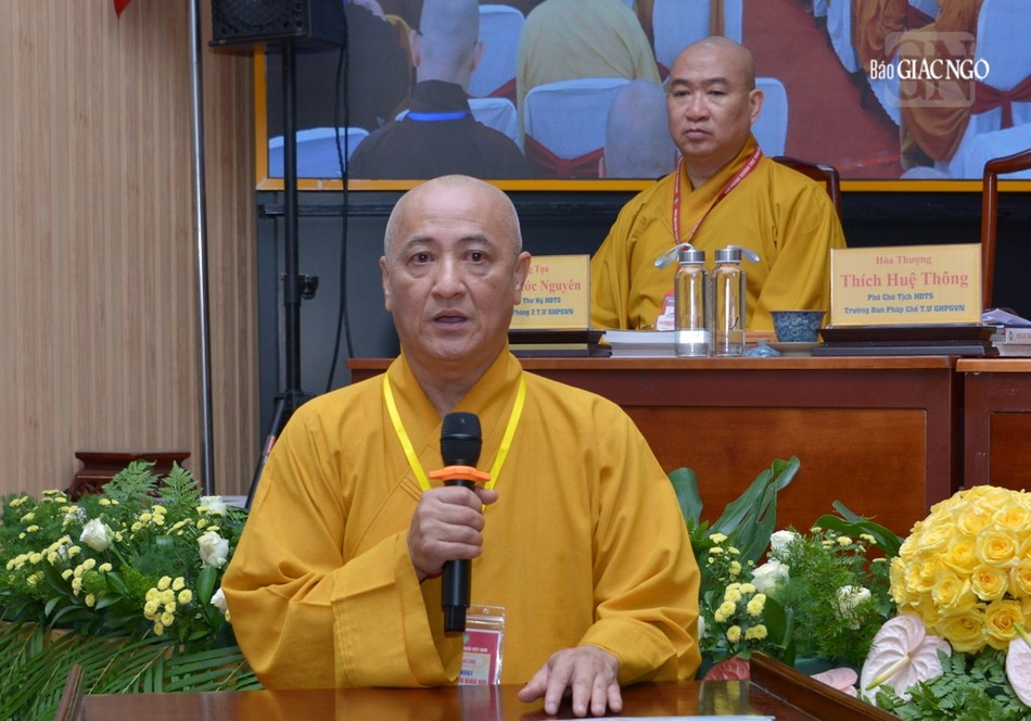 Hòa thượng Thích Huệ Thông thông tin về kết quả giải quyết những vướng mắc, khó khăn của một số địa phương tại hội nghị giao ban Hòa thượng Thích Huệ Thông thông tin về kết quả giải quyết những vướng mắc, khó khăn của một số địa phương tại hội nghị giao ban