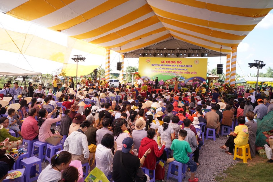 Quang cảnh lễ công bố thành lập An dưỡng viện