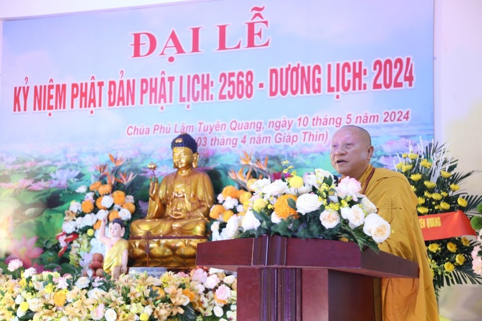 Hòa thượng Thích Gia Quang tuyên đọc Thông điệp Đại lễ Phật đản Phật lịch 2568 của Đức Pháp chủ GHPGVN Hòa thượng Thích Gia Quang tuyên đọc Thông điệp Đại lễ Phật đản Phật lịch 2568 của Đức Pháp chủ GHPGVN