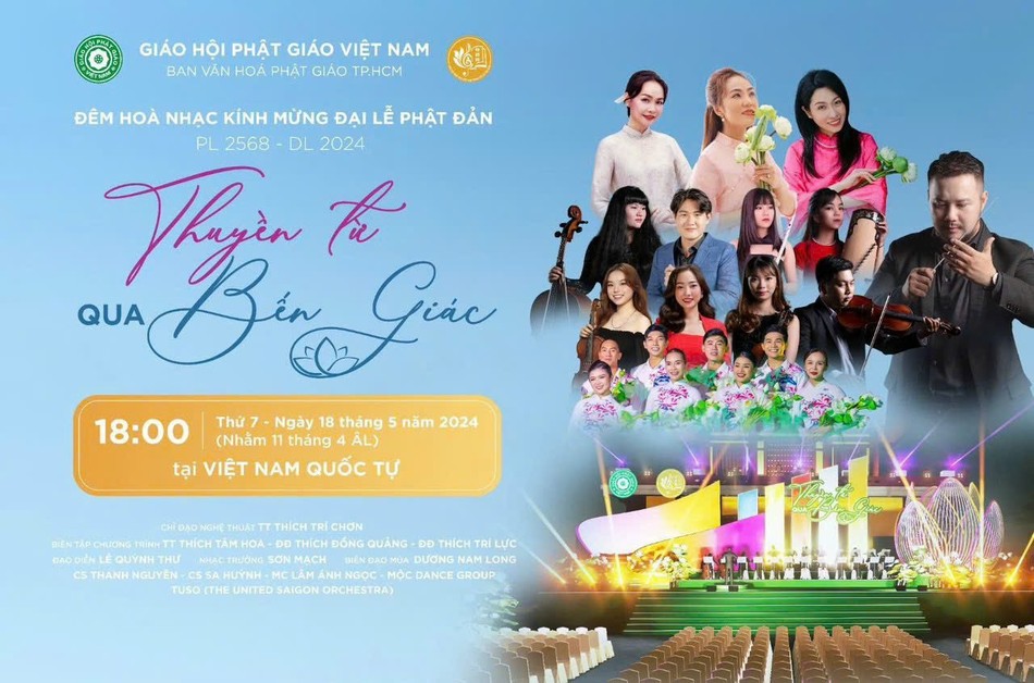 Đêm hòa nhạc tại Việt Nam Quốc Tự (số 242-244, P.12, Q.10) diễn ra vào lúc 19 giờ tối nay, ngày 11-4-Giáp Thìn (18-5-2024) Đêm hòa nhạc tại Việt Nam Quốc Tự (số 242-244, P.12, Q.10) diễn ra vào lúc 19 giờ tối nay, ngày 11-4-Giáp Thìn (18-5-2024)