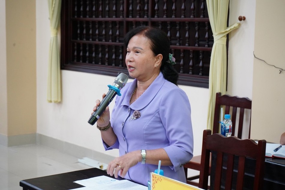 Bà Bùi Thị Mai, Trưởng ban Tôn giáo tỉnh Tiền Giang