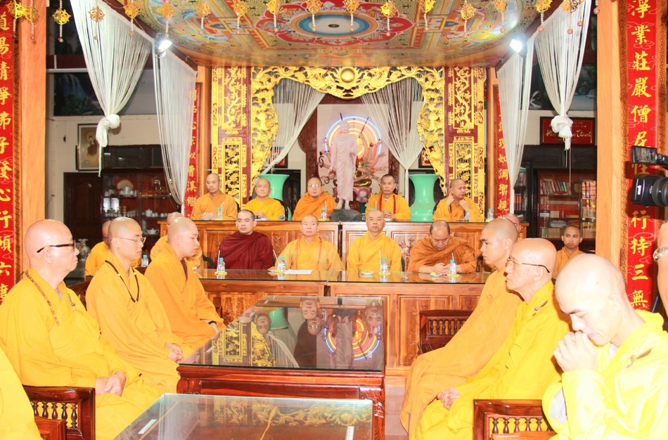 Đoàn Ban Trị sự GHPGVN tỉnh tại trường hạ tổ đình Long Thiền - Ảnh Ban TT-TT TP.Biên Hòa Đoàn Ban Trị sự GHPGVN tỉnh tại trường hạ tổ đình Long Thiền - Ảnh Ban TT-TT TP.Biên Hòa