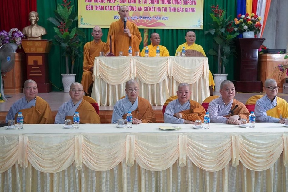 Tại tổ đình Hồng Phúc - Trụ sở Ban Trị sự GHPGVN tỉnh Bắc Giang