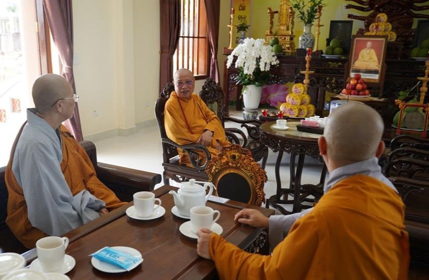 Tại trường hạ Cơ sở II của Ban Trị sự GHPGVN TP.Hải Phòng - chùa Linh Sơn