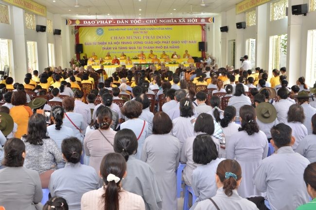 Ban Từ thiện xã hội T.Ư gặp gỡ, làm việc với Ban Trị sự GHPGVN TP.Đà Nẵng