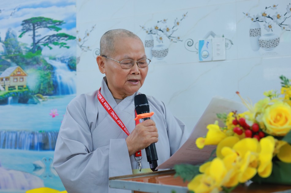 Ni trưởng Thích Tắc Mẫn, Trưởng ban Tổ chức khóa tu Ni trưởng Thích Tắc Mẫn, Trưởng ban Tổ chức khóa tu