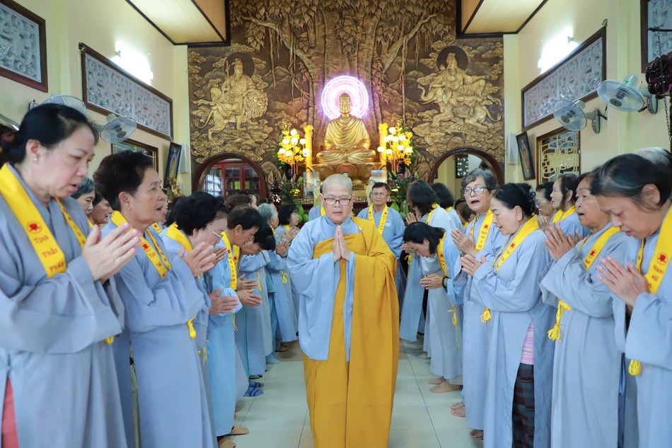Đạo tràng Pháp Thủy trong khóa tu &quot;Một ngày an lạc&quot;
