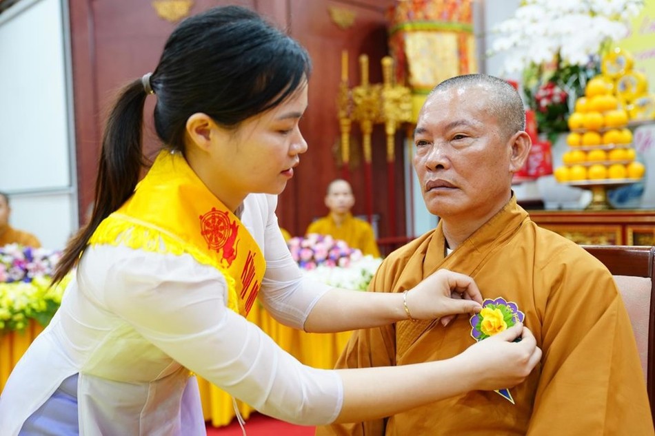 Cài hoa hồng Vu lan