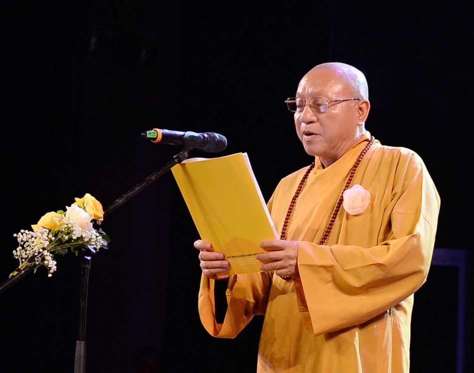 Hòa thượng Thích Gia Quang, Trưởng ban Tổ chức phát biểu khai mạc