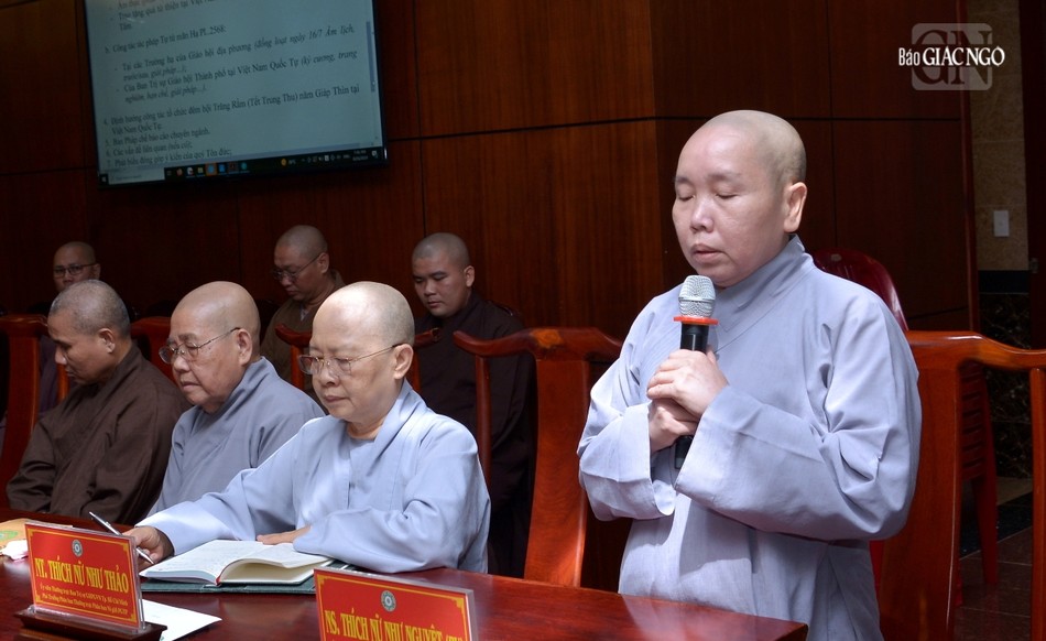 Ni sư Thích nữ Như Nguyệt, Ủy viên Thường trực Ban Trị sự TP.HCM Ni sư Thích nữ Như Nguyệt, Ủy viên Thường trực Ban Trị sự TP.HCM