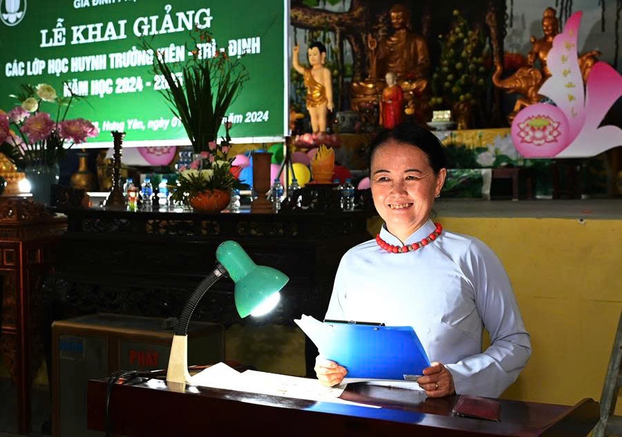 Cư sĩ Diệu Nhân, Nguyễn Thị Xuân Loan phát biểu