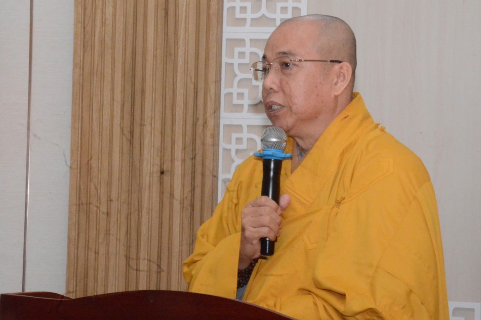 Thượng tọa Thích Giác Nghi, Trưởng ban Trị sự GHPGVN tỉnh chủ trì buổi họp Thượng tọa Thích Giác Nghi, Trưởng ban Trị sự GHPGVN tỉnh chủ trì buổi họp