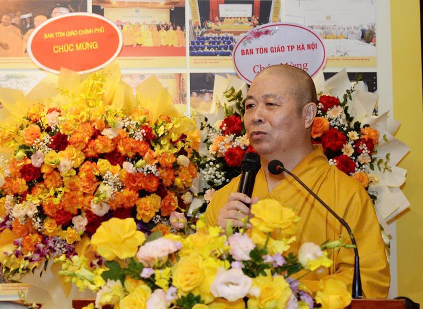 Hòa thượng Thích Thọ Lạc phát biểu khai mạc Hòa thượng Thích Thọ Lạc phát biểu khai mạc