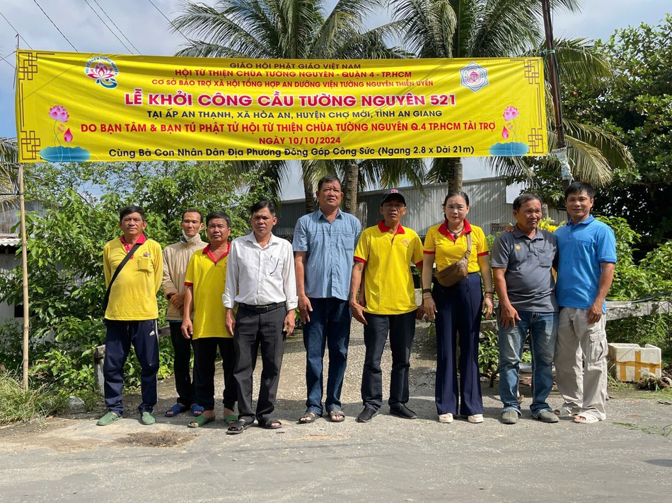 Ngày lễ khởi công xây dựng cầu Tường Nguyên 521 tại xã Hòa An - Ảnh: TN Ngày lễ khởi công xây dựng cầu Tường Nguyên 521 tại xã Hòa An - Ảnh: TN