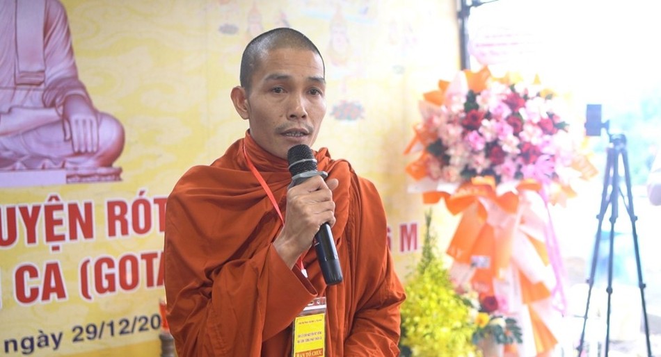Đại đức Thích Thiện Ngọc phát biểu khai mạc Đại đức Thích Thiện Ngọc phát biểu khai mạc