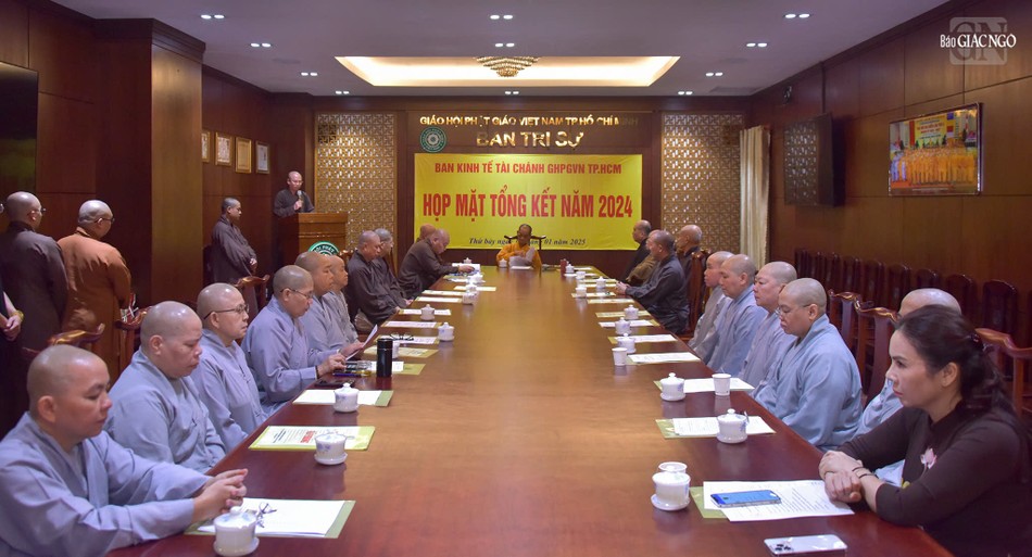 Quang cảnh buổi họp mặt tổng kết Phật sự năm 2024 Quang cảnh buổi họp mặt tổng kết Phật sự năm 2024