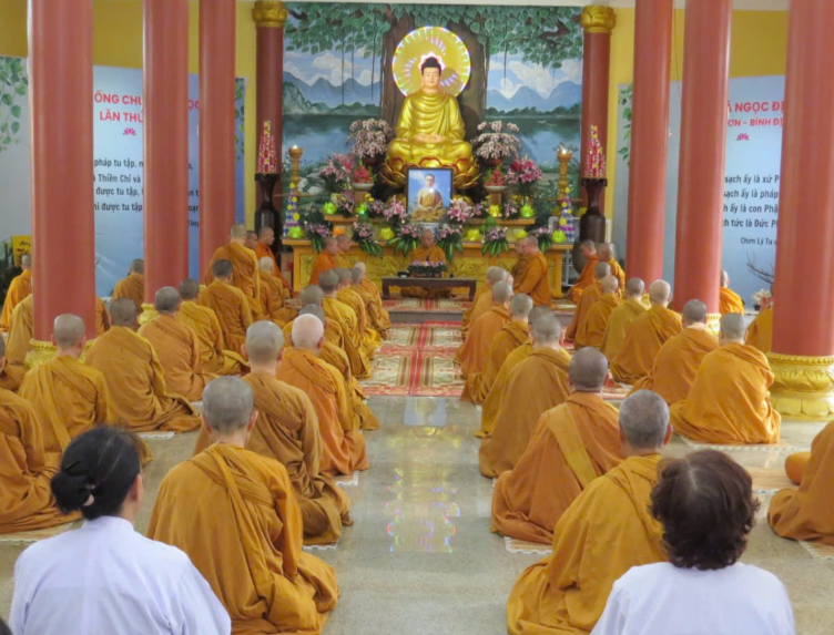 Quang cảnh khai mạc khóa tu Quang cảnh khai mạc khóa tu