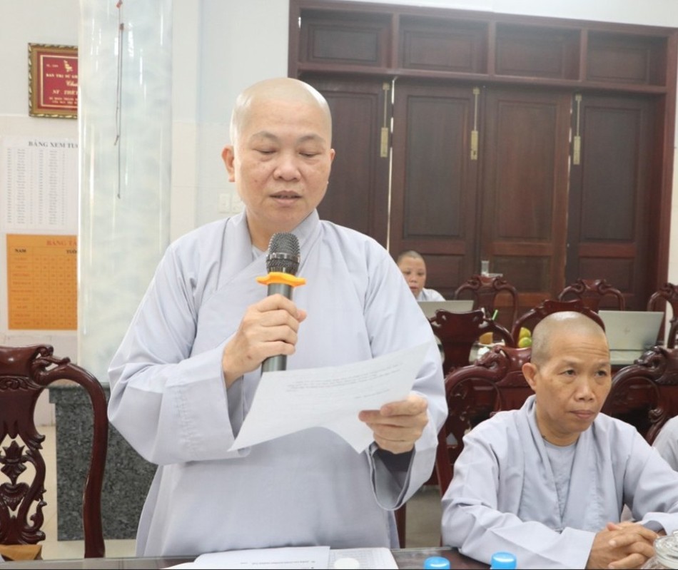 Ni sư Thích nữ Như Uyên thông qua một số dự kiến hoạt động Phật sự Ni sư Thích nữ Như Uyên thông qua một số dự kiến hoạt động Phật sự