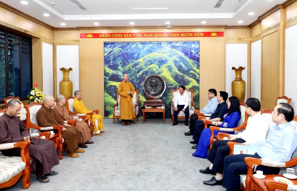 Quang cảnh buổi tiếp Quang cảnh buổi tiếp