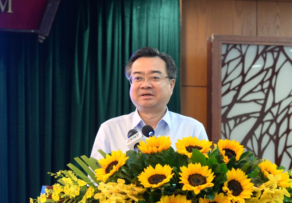 Phó Bí thư Thường trực Thành ủy TP.HCM Nguyễn Thanh Nghị phát biểu chỉ đạo