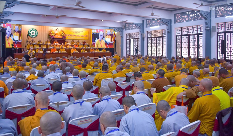 Quang cảnh Hội nghị sinh hoạt Giáo hội năm 2025 dành cho 34 tỉnh thành phía Nam, từ Quảng Trị đến Cà Mau, được tổ chức tại thiền viện Quảng Đức, TP.HCM Quang cảnh Hội nghị sinh hoạt Giáo hội năm 2025 dành cho 34 tỉnh thành phía Nam, từ Quảng Trị đến Cà Mau, được tổ chức tại thiền viện Quảng Đức, TP.HCM