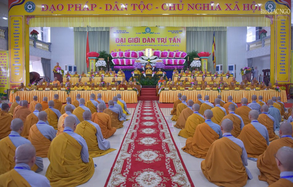 Quang cảnh Lễ khai mạc Đại giới đàn Trí Tấn