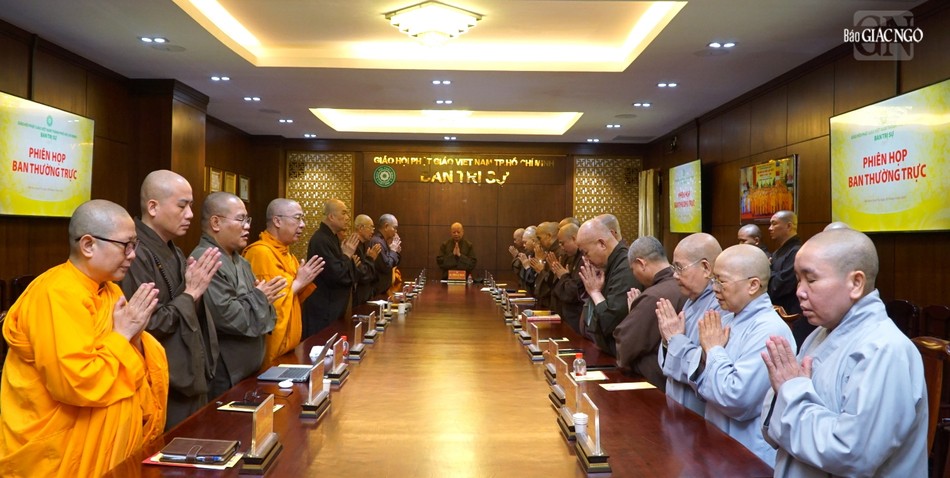Ban Thường trực Ban Trị sự GHPGVN TP.HCM họp tại Việt Nam Quốc Tự Ban Thường trực Ban Trị sự GHPGVN TP.HCM họp tại Việt Nam Quốc Tự