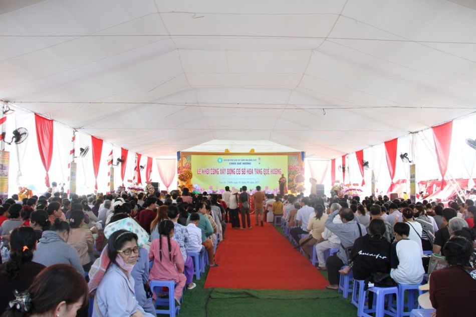 Quang cảnh lễ khởi công Cơ sở hỏa tăng An Viên Quê Hương Quang cảnh lễ khởi công Cơ sở hỏa tăng An Viên Quê Hương