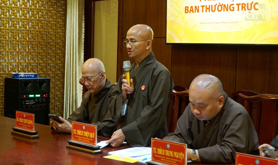 Thượng tọa Thích Thiện Quý trình một số Phật sự trọng tâm Thượng tọa Thích Thiện Quý trình một số Phật sự trọng tâm