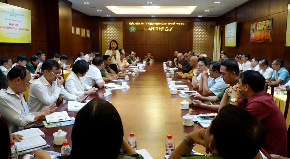 Buổi họp liên ngành về an ninh, trật tự cho các sự kiện diễn ra tại Việt Nam Quốc Tự