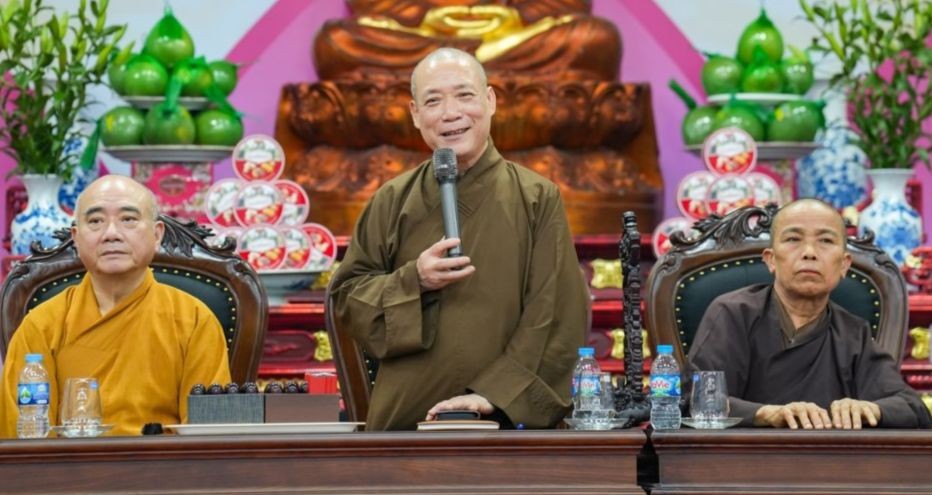 Hòa thượng Thích Bảo Nghiêm đúc kết hội nghị Hòa thượng Thích Bảo Nghiêm đúc kết hội nghị