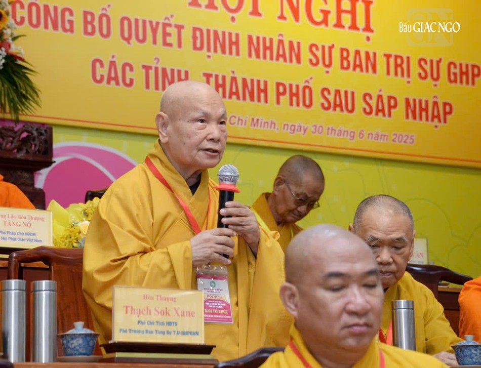 Trưởng lão Hòa thượng Thích Thiện Nhơn phát biểu đúc kết