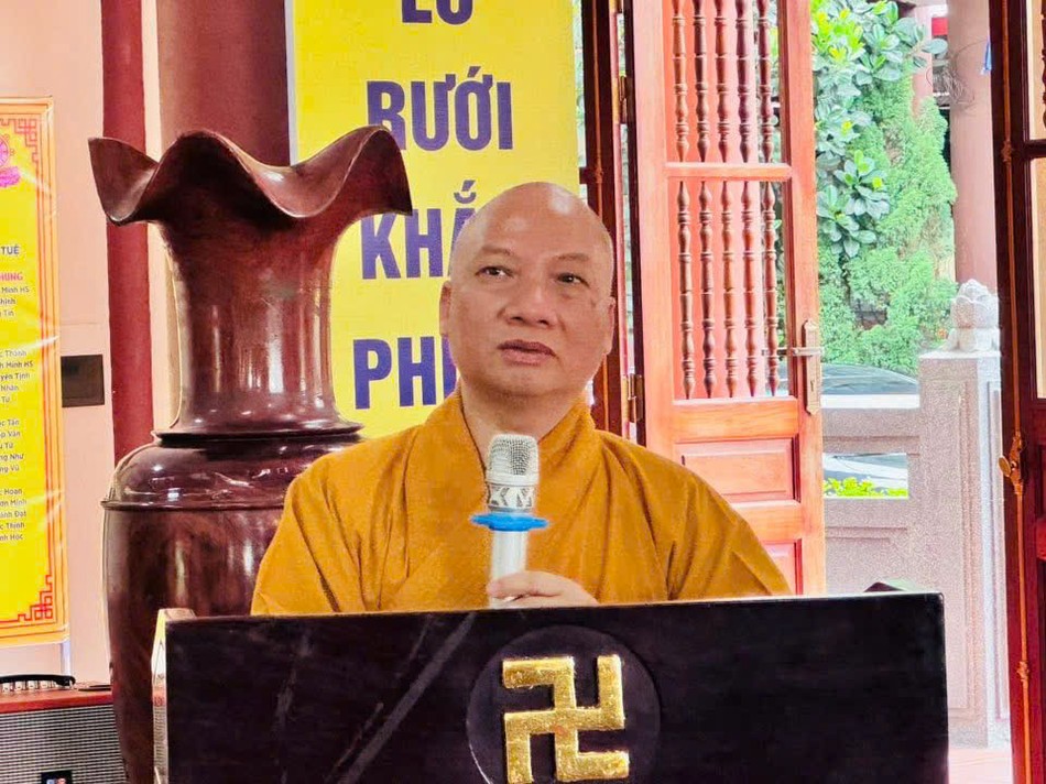 Thượng tọa Thích Chiếu Tuệ đã phát biểu khai mạc Thượng tọa Thích Chiếu Tuệ đã phát biểu khai mạc