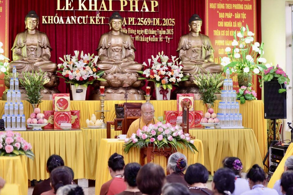 Chùa Liêu Hải nhiều năm được chọn làm điểm an cư tập trung dành cho chư Tăng - Ni