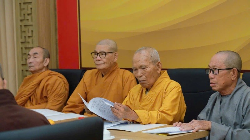 Nhị vị Hòa thượng nguyên Trưởng ban Trị sự tỉnh Đắk Lắk và Phú Yên cũ tham dự