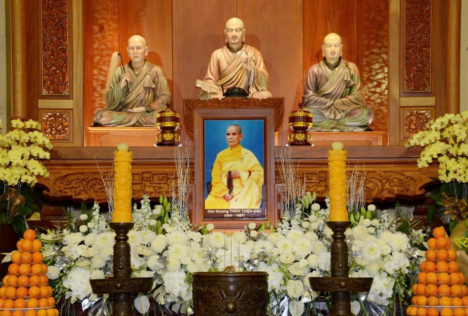 Di ảnh Đại lão Hòa thượng Thích Thiện Hào tại Tổ đường Việt Nam Quốc Tự