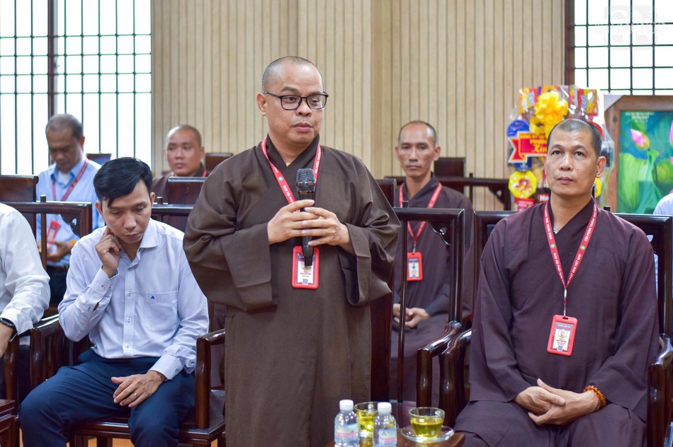 Đại đức Thích Thiện Châu thông tin về sự phát triển của Phật giáo Q.3 (cũ)