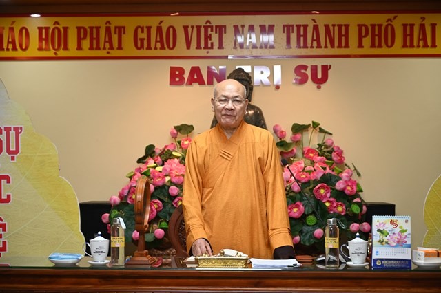 Hòa thượng Thích Quảng Tùng phát biểu khai mạc