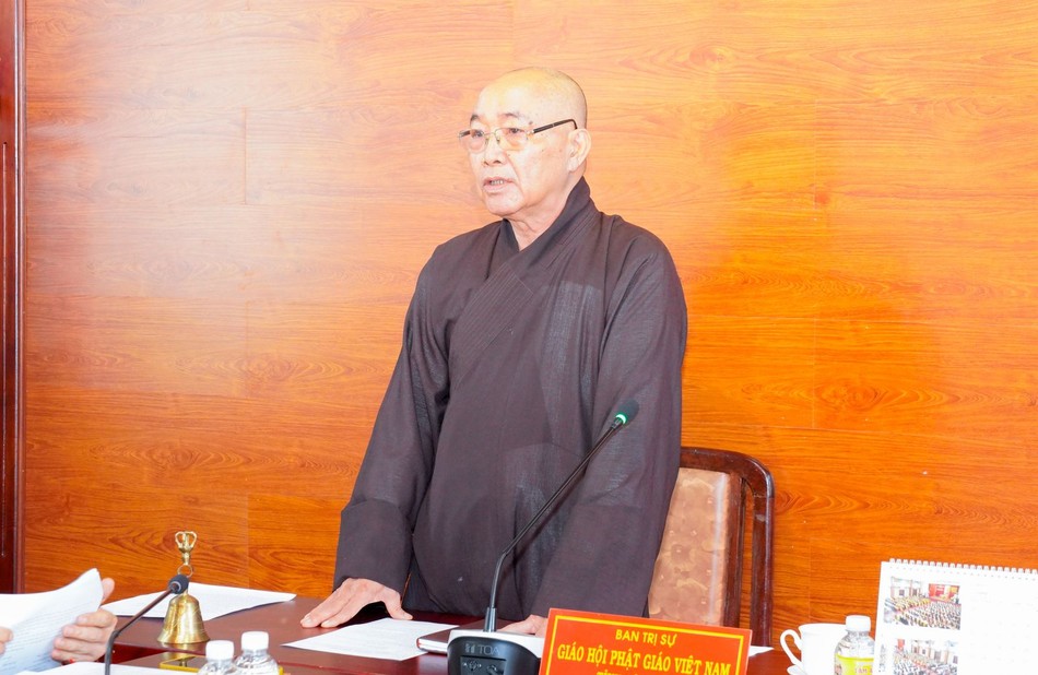 Hòa thượng Thích Minh Nhật phát biểu khai mạc Hòa thượng Thích Minh Nhật phát biểu khai mạc