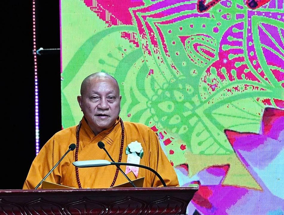 Hòa thượng Thích Gia Quang, Trưởng ban Tổ chức phát biểu khai mạc Hòa thượng Thích Gia Quang, Trưởng ban Tổ chức phát biểu khai mạc