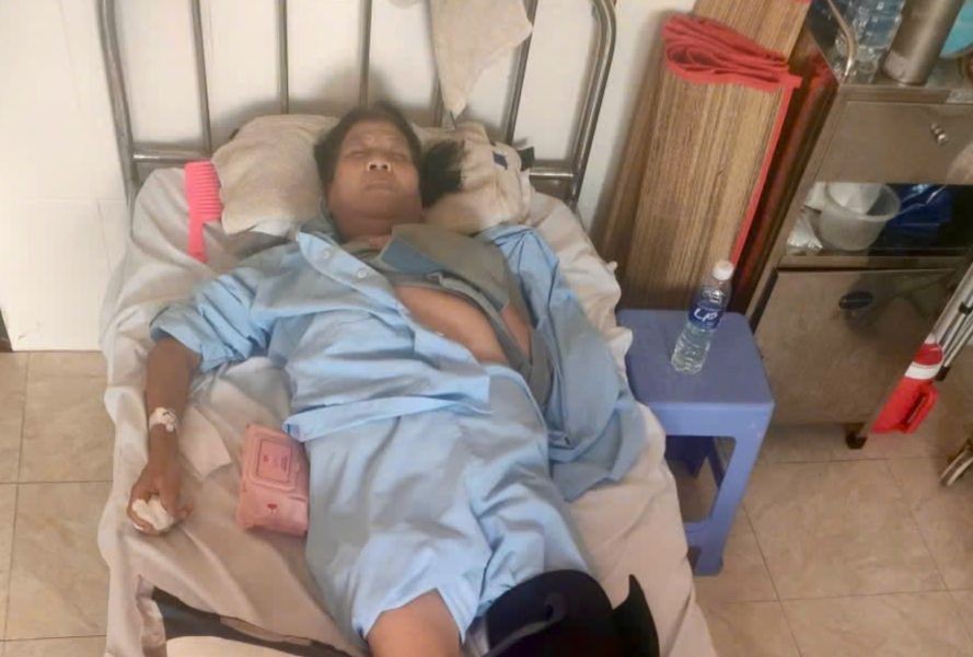 Chị Thu bị tai nạn giao thông bất ngờ Chị Thu bị tai nạn giao thông bất ngờ