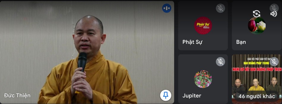 Thượng tọa Thích Đức Thiện phát biểu chỉ đạo Thượng tọa Thích Đức Thiện phát biểu chỉ đạo
